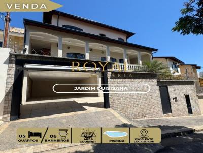 Casa para Venda, em Po�os de Caldas, bairro Quissisana, 3 dormit�rios, 5 banheiros, 2 su�tes, 4 vagas