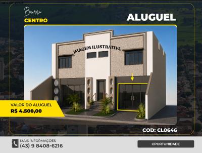 Comercial para Loca��o, em Santo Ant�nio da Platina, bairro CENTRO, 1 banheiro