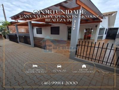 Casa para Venda, em Realeza, bairro , 3 dormit�rios, 2 banheiros, 1 su�te, 2 vagas