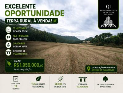 �rea Rural para Venda, em Viadutos, bairro Interior