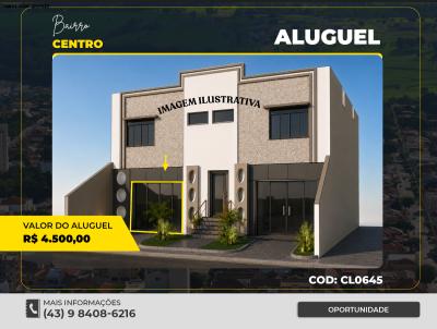 Comercial para Loca��o, em Santo Ant�nio da Platina, bairro CENTRO, 1 banheiro