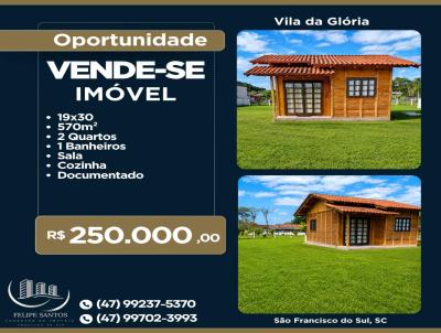 Casa para Venda, em S�o Francisco do Sul, bairro , 2 dormit�rios, 1 banheiro