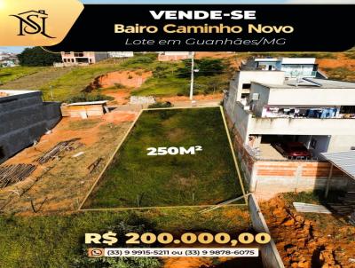 Lote para Venda, em Guanh�es, bairro Caminho Novo