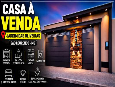 Casa para Venda, em S�o Louren�o, bairro Jardim das Oliveiras, 2 dormit�rios, 1 banheiro, 1 su�te, 1 vaga