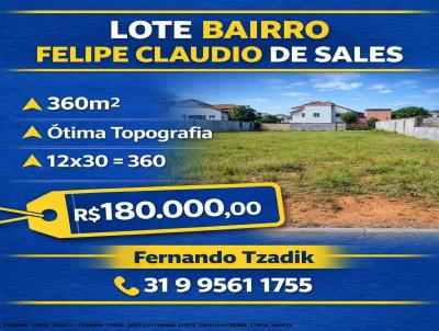 Lote para Venda, em Pedro Leopoldo, bairro FELIPE CLAUDIO DE SALES