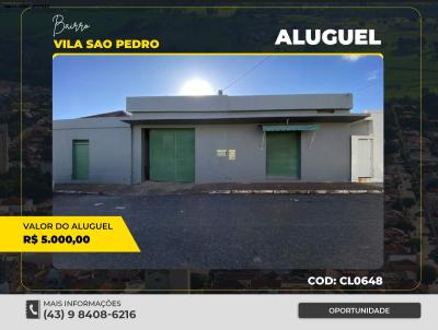 Comercial para Loca��o, em Santo Ant�nio da Platina, bairro VILA SAO PEDRO