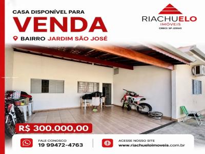 Casa para Venda, em Mococa, bairro Jardim S�o Jos�, 2 dormit�rios, 1 banheiro, 1 vaga