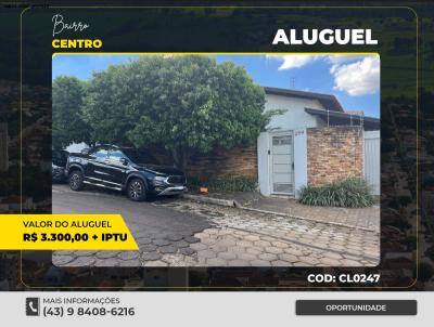 Casa para Loca��o, em Santo Ant�nio da Platina, bairro CENTRO, 4 dormit�rios, 4 banheiros, 1 su�te, 5 vagas