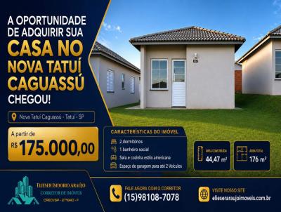 Casa 2 dormit�rios para Venda, em Tatu�, bairro Loteamento Tatu� Caguass�, 2 dormit�rios, 1 banheiro, 2 vagas