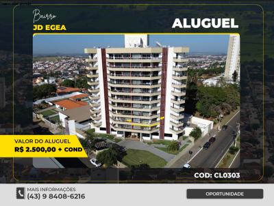 Apartamento para Loca��o, em Santo Ant�nio da Platina, bairro JD EGEA, 4 dormit�rios, 4 banheiros, 1 su�te