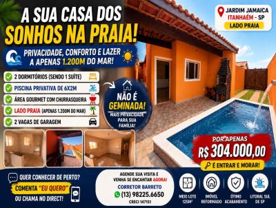 Casa para Venda, em Itanha�m, bairro JARDIM JAMAICA, 2 dormit�rios, 2 banheiros, 1 su�te, 2 vagas