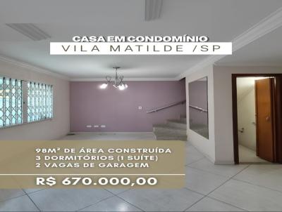 Casa para Venda, em , bairro Vila Matilde, 3 dormit�rios, 2 banheiros, 1 su�te, 2 vagas