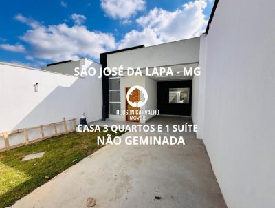 Casa para Venda, em S�o Jos� da Lapa, bairro D. Pedro I, 3 dormit�rios, 1 banheiro, 1 su�te, 2 vagas