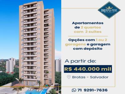 Lan�amentos para Venda, em Salvador, bairro Brotas, 2 dormit�rios, 1 banheiro, 2 su�tes, 1 vaga