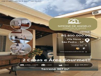 Casa para Venda, em S�o Pedro, bairro Vila Nova, 4 dormit�rios, 4 banheiros, 1 su�te, 1 vaga