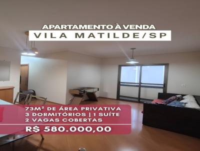 Apartamento para Venda, em S�o Paulo, bairro Vila Matilde, 3 dormit�rios, 1 su�te, 2 vagas