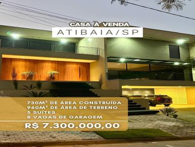Casa para Venda, em Atibaia, bairro , 7 dormit�rios, 5 su�tes, 8 vagas