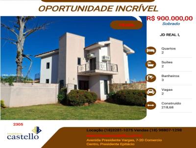 Sobrado para Venda, em , bairro JD REAL I, 2 dormit�rios, 3 banheiros, 2 su�tes, 2 vagas