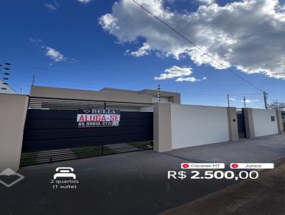 Casa para Loca��o, em C�ceres, bairro Jardim Uni�o, 2 dormit�rios, 1 banheiro, 1 su�te, 1 vaga