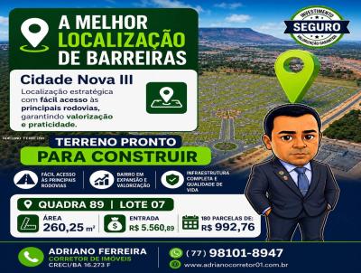 Terreno para Venda, em Barreiras, bairro Cidade Nova