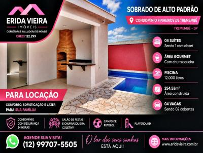 Casa em Condom�nio para Loca��o, em Trememb�, bairro Loteamento Pinheiros de Trememb�, 4 dormit�rios, 5 banheiros, 4 su�tes, 4 vagas