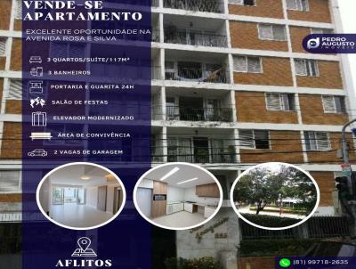 Apartamento para Venda, em Recife, bairro Aflitos, 3 dormit�rios, 3 banheiros, 1 su�te, 1 vaga