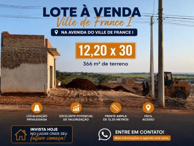 Terreno para Venda, em Ourinhos, bairro Ville de France I