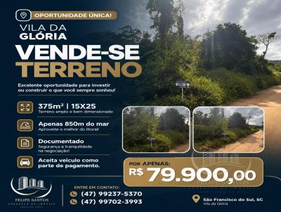 Terreno para Venda, em S�o Francisco do Sul, bairro Vila da Gl�ria