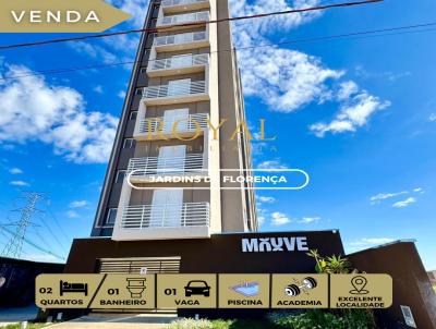 Apartamento para Venda, em Po�os de Caldas, bairro Jardins de Floren�a, 2 dormit�rios, 1 banheiro, 1 su�te, 1 vaga