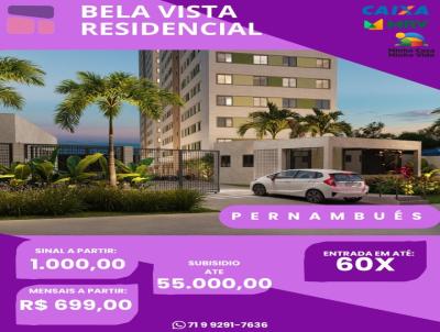 Lan�amentos para Venda, em Salvador, bairro Pernambues, 2 dormit�rios, 1 banheiro
