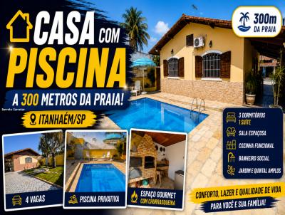 Casa para Venda, em Itanha�m, bairro BOPIRANGA, 3 dormit�rios, 3 banheiros, 1 su�te, 4 vagas