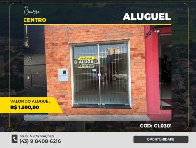 Comercial para Loca��o, em Santo Ant�nio da Platina, bairro CENTRO, 1 banheiro