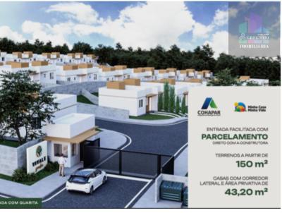 Casas 2 Quartos para Venda, em Fazenda Rio Grande, bairro Estados, 2 dormit�rios, 1 banheiro, 2 vagas