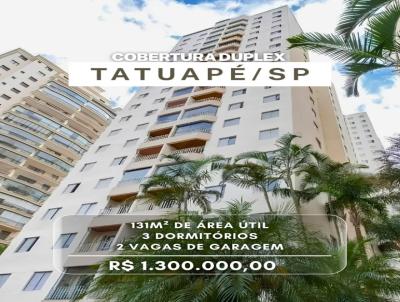 Cobertura para Venda, em S�o Paulo, bairro Vila Gomes Cardim, 3 dormit�rios, 2 banheiros, 2 vagas