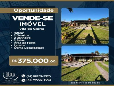 Casa para Venda, em S�o Francisco do Sul, bairro Vila da Gl�ria, 2 dormit�rios, 2 banheiros