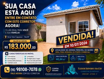 Casa 2 dormit�rios para Venda, em Tatu�, bairro Loteamento Tatu� Caguass�, 2 dormit�rios, 1 banheiro, 2 vagas