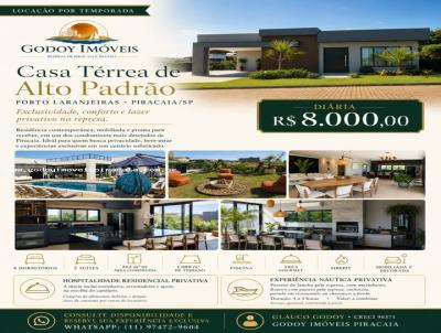 Casa em Condom�nio para Temporada, em Piracaia, bairro Porto Laranjeiras Represa, 4 dormit�rios, 2 su�tes