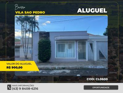 Comercial para Loca��o, em Santo Ant�nio da Platina, bairro VILA SAO PEDRO, 1 banheiro