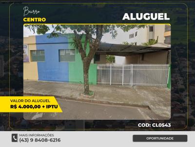 Casa para Loca��o, em Santo Ant�nio da Platina, bairro CENTRO, 4 dormit�rios, 4 banheiros, 6 vagas