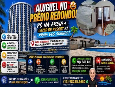 Apartamento para Loca��o, em Itanha�m, bairro Praia dos Sonhos, 2 dormit�rios, 1 banheiro, 1 vaga