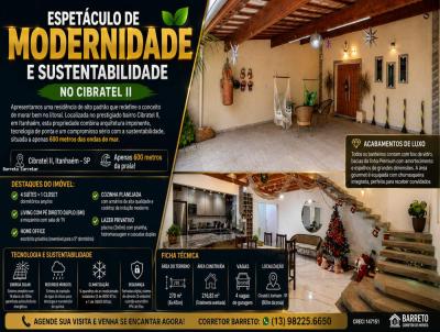 Casa para Venda, em Itanha�m, bairro CIBRATEL 2, 4 dormit�rios, 5 banheiros, 4 su�tes, 4 vagas