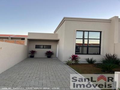 Casa para Venda, em Ponta Grossa, bairro Car�-car�, 2 dormit�rios, 3 banheiros, 2 su�tes, 2 vagas