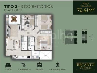 Lan�amentos para Venda, em Florian�polis, bairro Abra�o, 3 dormit�rios, 3 banheiros, 1 su�te, 2 vagas