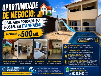 Sobrado para Venda, em Itanha�m, bairro BALNE�RIO JEQUITIB�, 6 dormit�rios, 5 banheiros, 3 su�tes, 2 vagas