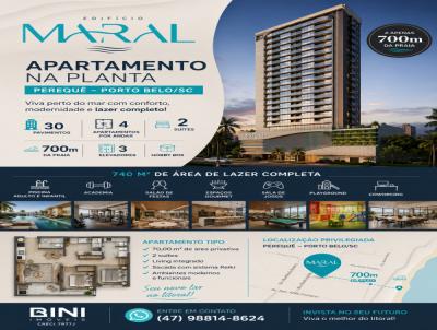 Apartamento na Planta para Venda, em Porto Belo, bairro Perequ�, 2 dormit�rios, 2 banheiros, 2 su�tes, 1 vaga