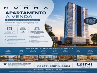 Apartamento na Planta para Venda, em Porto Belo, bairro Perequ�, 3 dormit�rios, 3 su�tes, 2 vagas