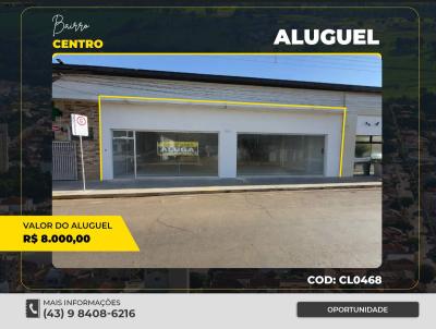 Comercial para Loca��o, em Santo Ant�nio da Platina, bairro CENTRO, 3 banheiros