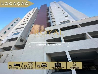 Apartamento para Loca��o, em Po�os de Caldas, bairro Jardim Quisisana, 3 dormit�rios, 2 banheiros, 1 su�te, 2 vagas