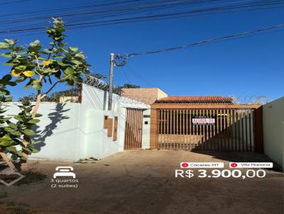 Casa para Loca��o, em C�ceres, bairro Vila Mariana