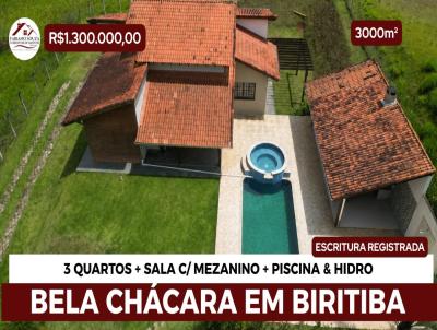 Ch�cara para Venda, em Biritiba Mirim, bairro Vertentes, 3 dormit�rios, 1 banheiro, 1 su�te